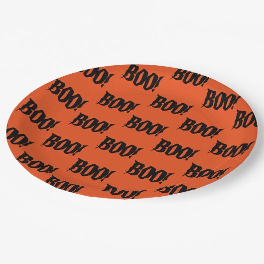 Halloween BOO! Party Paper Bord (Gekanteld)