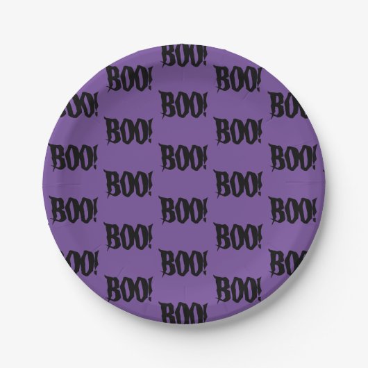 Halloween BOO! Party Paper Bord (Voorkant)