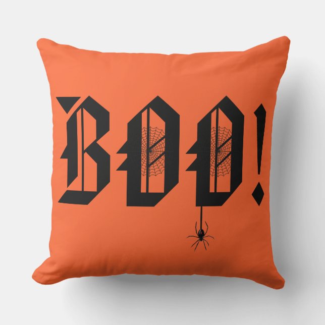 Halloween BOO Pillow Kussen (Voorkant)