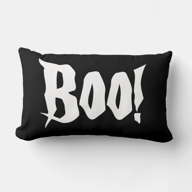 Halloween Boo Pillow Kussen (Voorkant)
