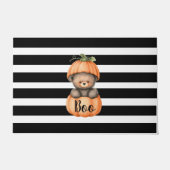Halloween "Boo" Pompoen Deurmat (Voorkant)