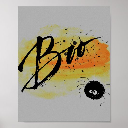 Halloween Boo Poster (Voorkant)