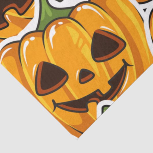 Halloween Boo Pumpkin | Papier voor pompoenen (Detail)