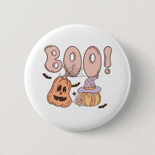 Halloween Boo Ronde Button 5,7 Cm
