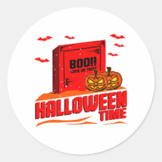 Halloween Boo Ronde Sticker