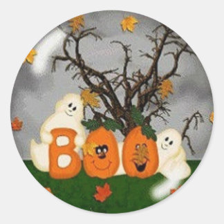 Halloween Boo Ronde Sticker