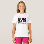 Halloween BOO Scare Away Borstkanker T-shirt (Voorkant volledig)