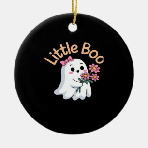Halloween Boo Schattige Familie Keramisch Ornament