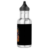 Halloween Boo Schedel Zonnebril Vector Waterfles (Rechts)