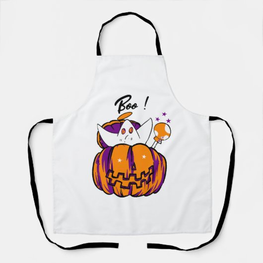Halloween Boo Schort (Voorkant)