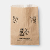 Halloween Boo Seizoen | Modern stijlvol Snoep Bedankzakje (Voorkant)