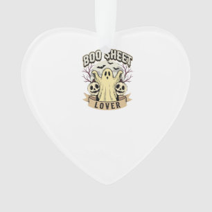 Halloween Boo Sheet Liefhebber Geest Maan Ornament