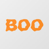 Halloween Boo sinaasappel griezelig eng grappig de Raamsticker (Vel)