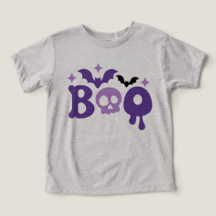 Halloween Boo Skull Bats Moderne Typografie