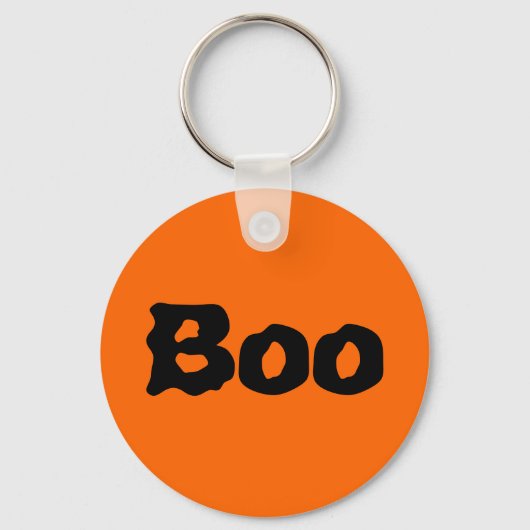 Halloween "Boo" Sleutelhanger (Voorkant)