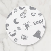 Halloween Boo Spooktacular Ghost Favor Bedankjes Labels (Achterkant)