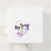 Halloween Boo Spooktacular Ghost Favor Bedankjes Labels (In situ)