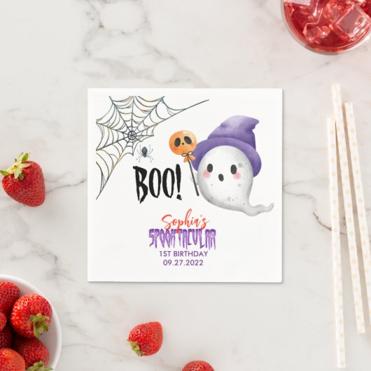 Halloween Boo Spooktacular Ghost Servet (Insitu)