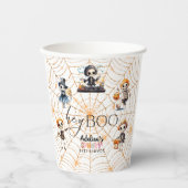 Halloween Boo Spooky Skeletons Kostuum Baby shower Papieren Bekers (Voorkant)