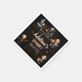 Halloween Boo Spooky Skeletons Kostuum Baby shower Servet (Hoek)