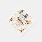 Halloween Boo Spooky Skeletons Kostuum Baby shower Servet (Hoek)