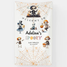 Halloween Boo Spooky Skeletons Kostuum Baby shower