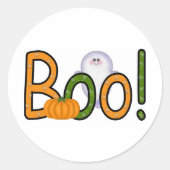 Halloween Boo! Sticker (Voorkant)
