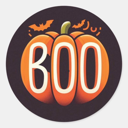 Halloween Boo Stickers (Voorkant)