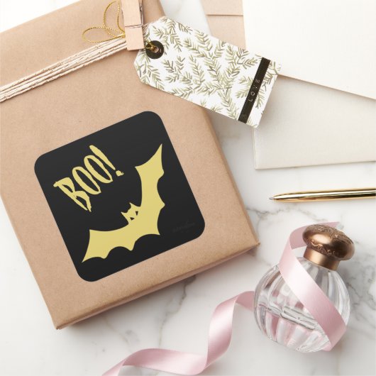 Halloween Boo Stickers van Poet Adiela Akoo (Geschenken)