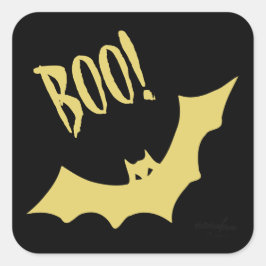 Halloween Boo Stickers van Poet Adiela Akoo