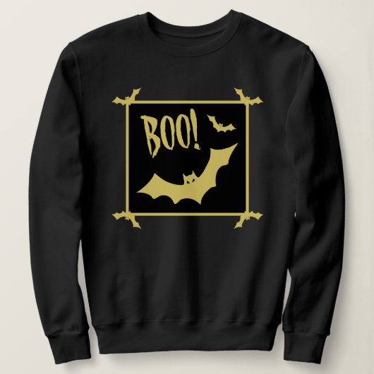 Halloween BOO Sweatshirt van Dichteres Adiela Akoo (Design voorkant)