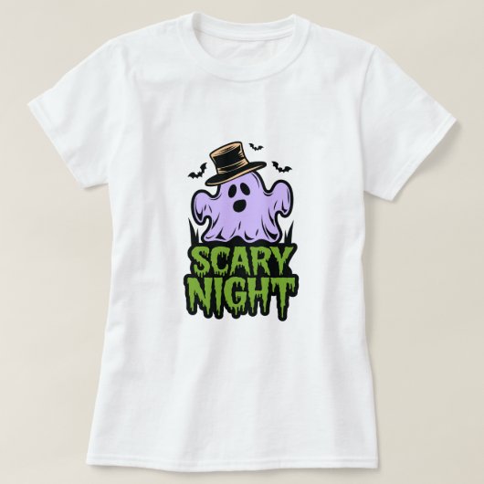 Halloween Boo T-shirt (Design voorkant)