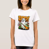 Halloween Boo T-shirt (Voorkant)
