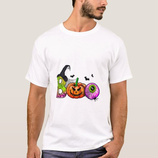 HALLOWEEN BOO T-SHIRT (Voorkant)