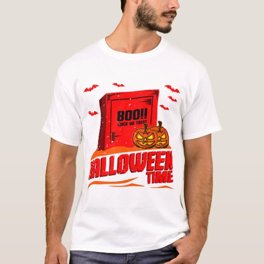 Halloween Boo T-shirt (Voorkant)