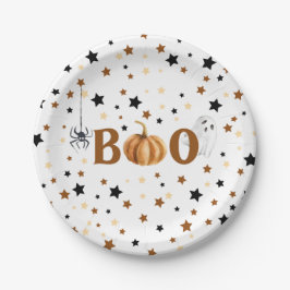 Halloween Boo Tafel Decor Papieren Bordje