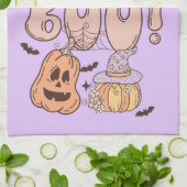 Halloween Boo Theedoek (Gevouwen)