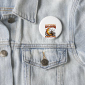 Halloween Boo Tiful Geest Huis Halve Maan Ba Ronde Button 5,7 Cm (In situ)