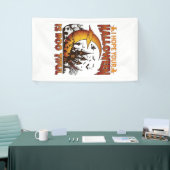 Halloween Boo Tiful Geest Huis Halve Maan Ba Spandoek (Beurs)