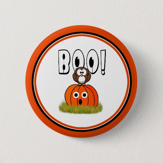 Halloween BOO to You, Too. Ronde Button 5,7 Cm (Voorkant)