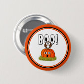 Halloween BOO to You, Too. Ronde Button 5,7 Cm (Voorkant /achterkant)