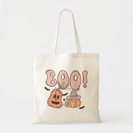 Halloween Boo Tote Bag (Voorkant)