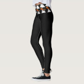 Halloween BOO / Vakantiegeesten Zwart Leggings (Links)