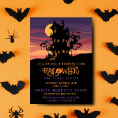 Halloween Boo-verjaardag Party uitnodiging