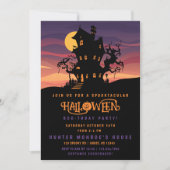 Halloween Boo-verjaardagsfeest Uitnodiging (Voorkant)