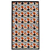 Halloween Boo Vleermuizen Kat Pompoen en Maan Teke Klein Cadeauzakje (Achterkant)