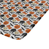 Halloween Boo Vleermuizen Kat Pompoen en Maan Teke Snijplank (Hoek)