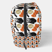 Halloween Boo Vleermuizen Kat Pompoen en Maan Teke Toilettasje (Rechts)