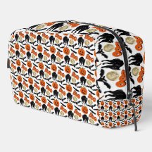 Halloween Boo Vleermuizen Kat Pompoen en Maan Teke