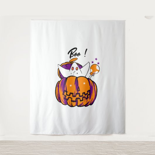Halloween Boo Wandkleed (Voorkant)